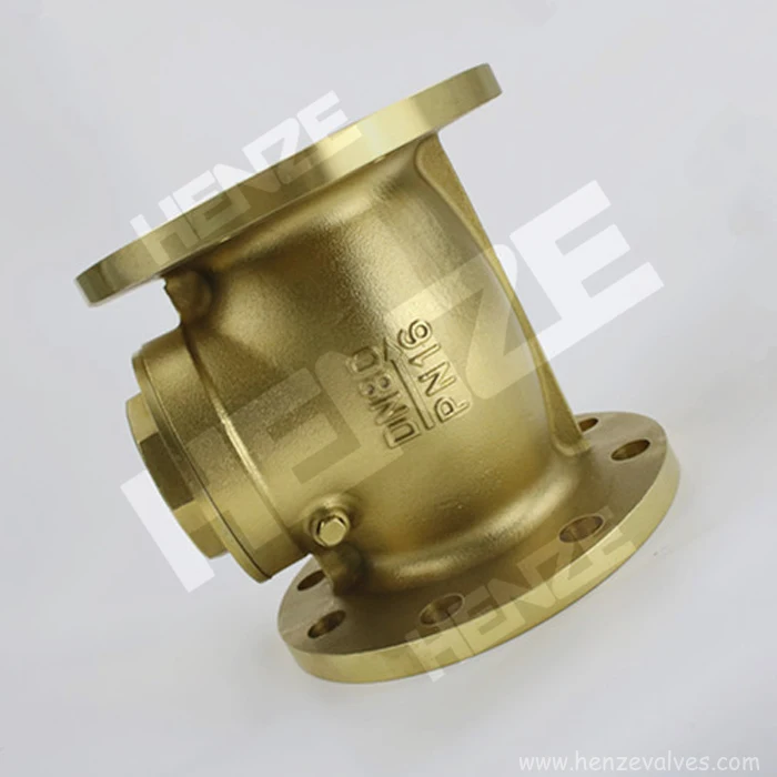 Brass Flanged Swing Check Valve RF or FF