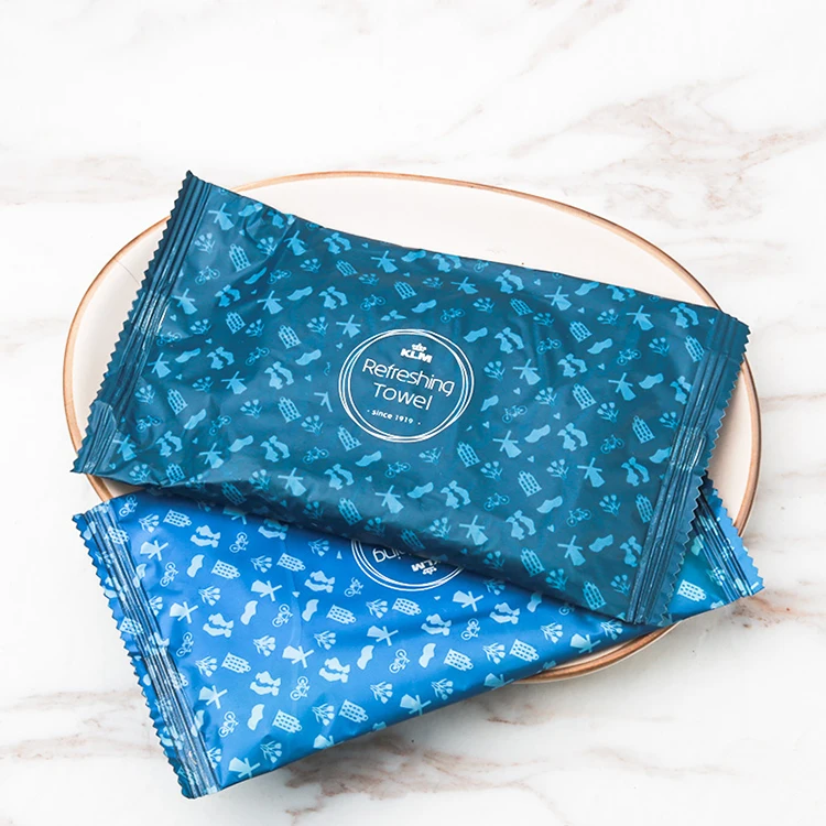 100% Cotton moist terry soft hand wet tissue Refreshing towel