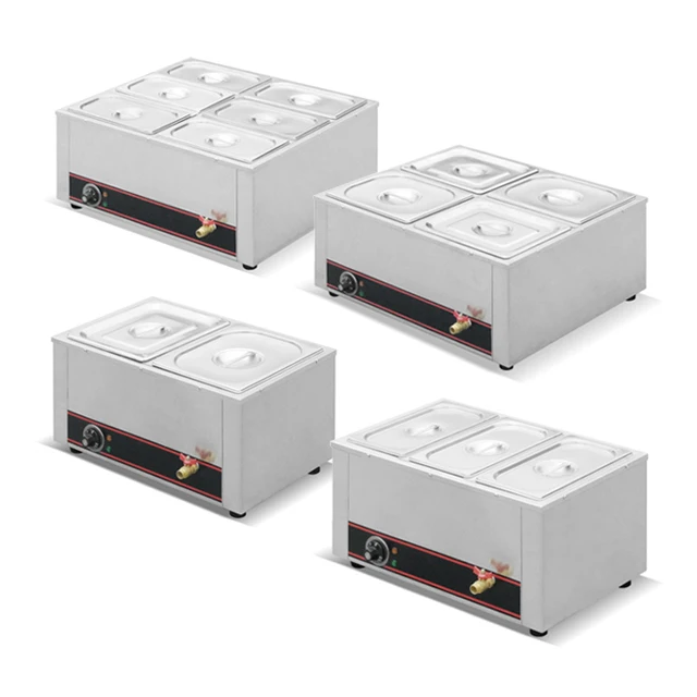 Catering Equipment Commercial Stainless Steel Electric Buffet Food Warmers/Bain Maire With Top Shelf BN-B01