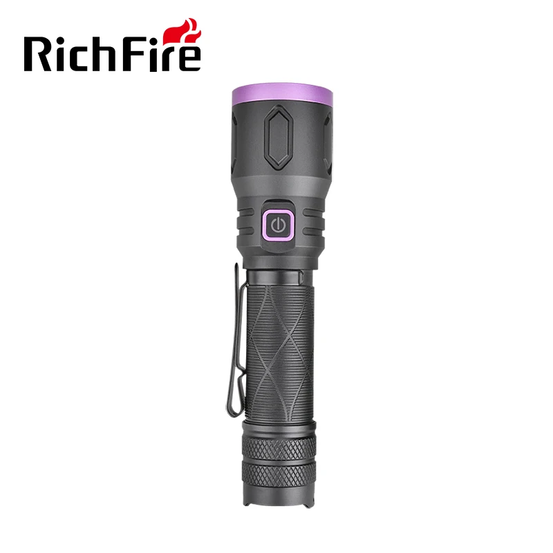 USB-C New forensic 8w 365nm nichia blacklight multi wavelength LED UV flashlight