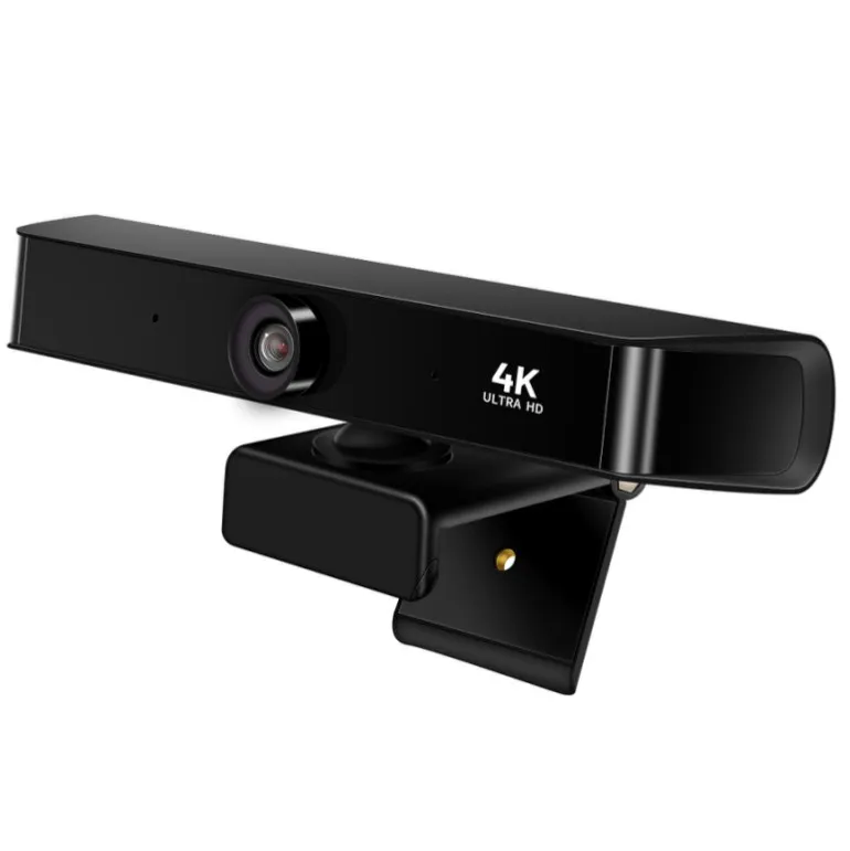 Ultra HD 4K Web Camera Wide Angle 135° Computer Web Cam USB 4K 60FPS Webcam with Privacy Cover for Online Meeting Education