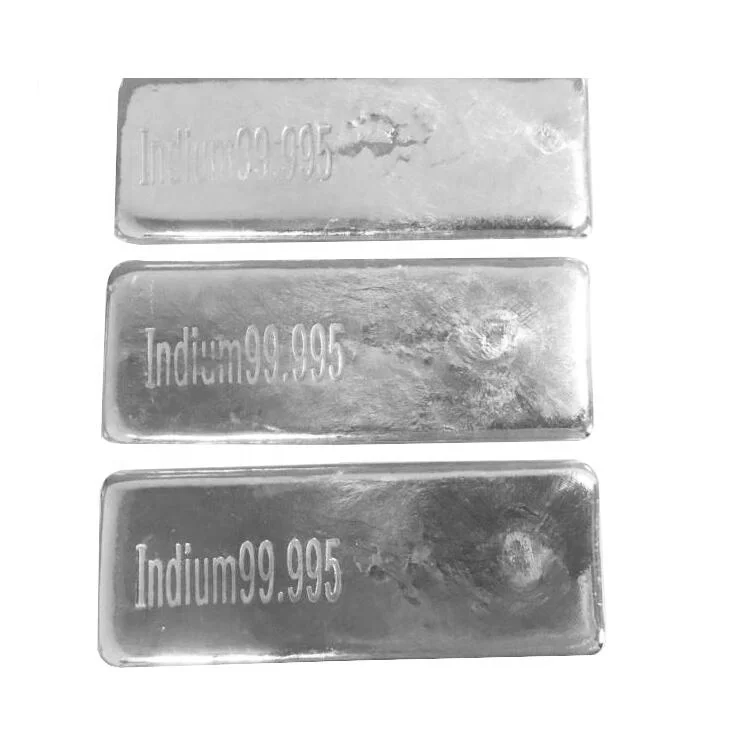 Индийный Металл высокой чистоты, индийный слиток, используемый для MBE и InP