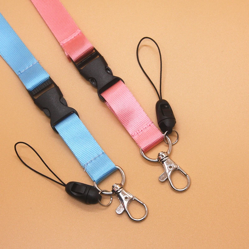 Custom Cheap  Breakaway Keychain Lanyard With  Silk Screen Logo Sublimation Lanyard Neck Strap