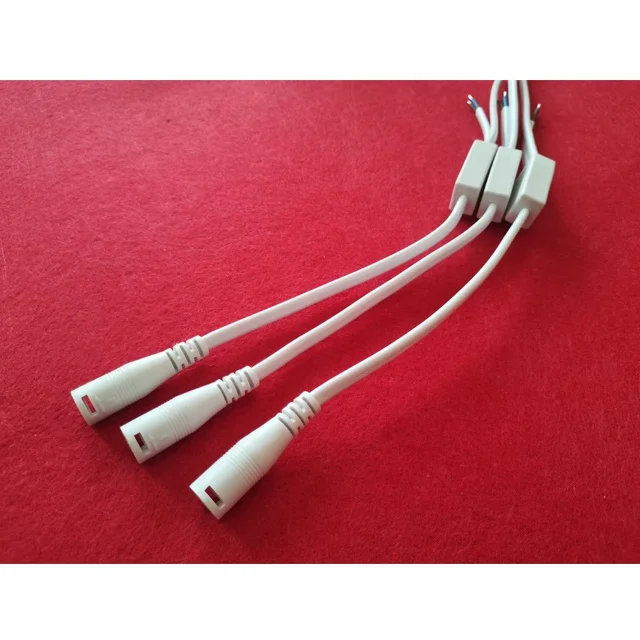 12V 5A Dc Connectors 5.5 X 2.1Mm Power Pigtail Cable Male Female Connector For Tv Security Camera Adapter