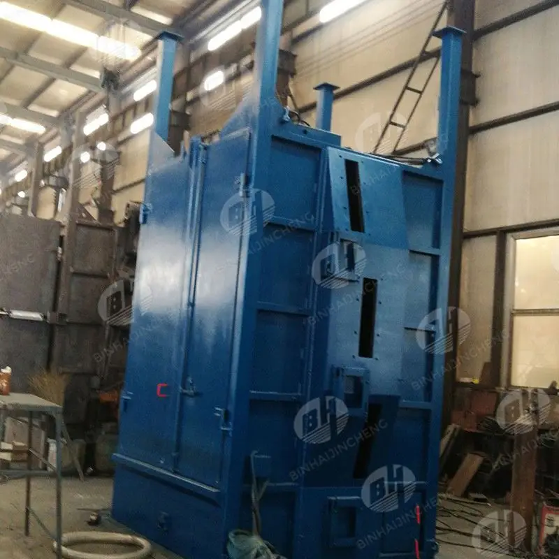 China Manufacturer Machinery For Steel Measuring Tape Q37 Rotary Hook Shot Blasting Machine