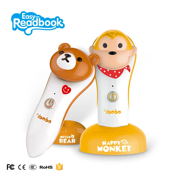 OEM childhood Chinese English with rich learning resources talking pen with puzzles and cards set