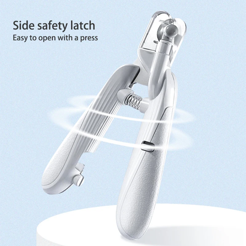 Pet Nail Cutter Trimmer Scissors With Led Light Soft Grip Stainless Steel Cat Dog Pet Nail Grinder