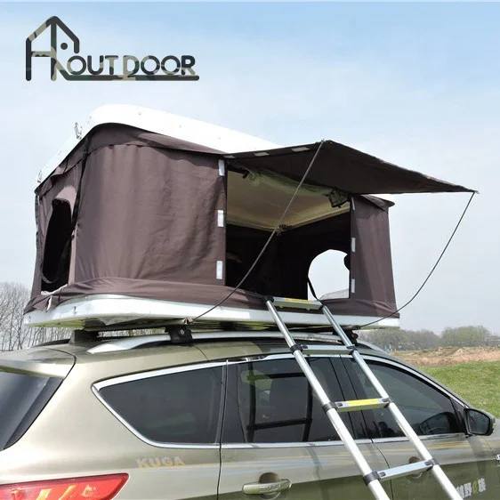 Custom New Design Rooftop Top Car Tent Hard Shell Automatic Car Roof Tent