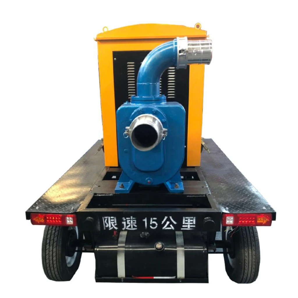 High-end technology manufacturing drainage mobile diesel water pump trailer