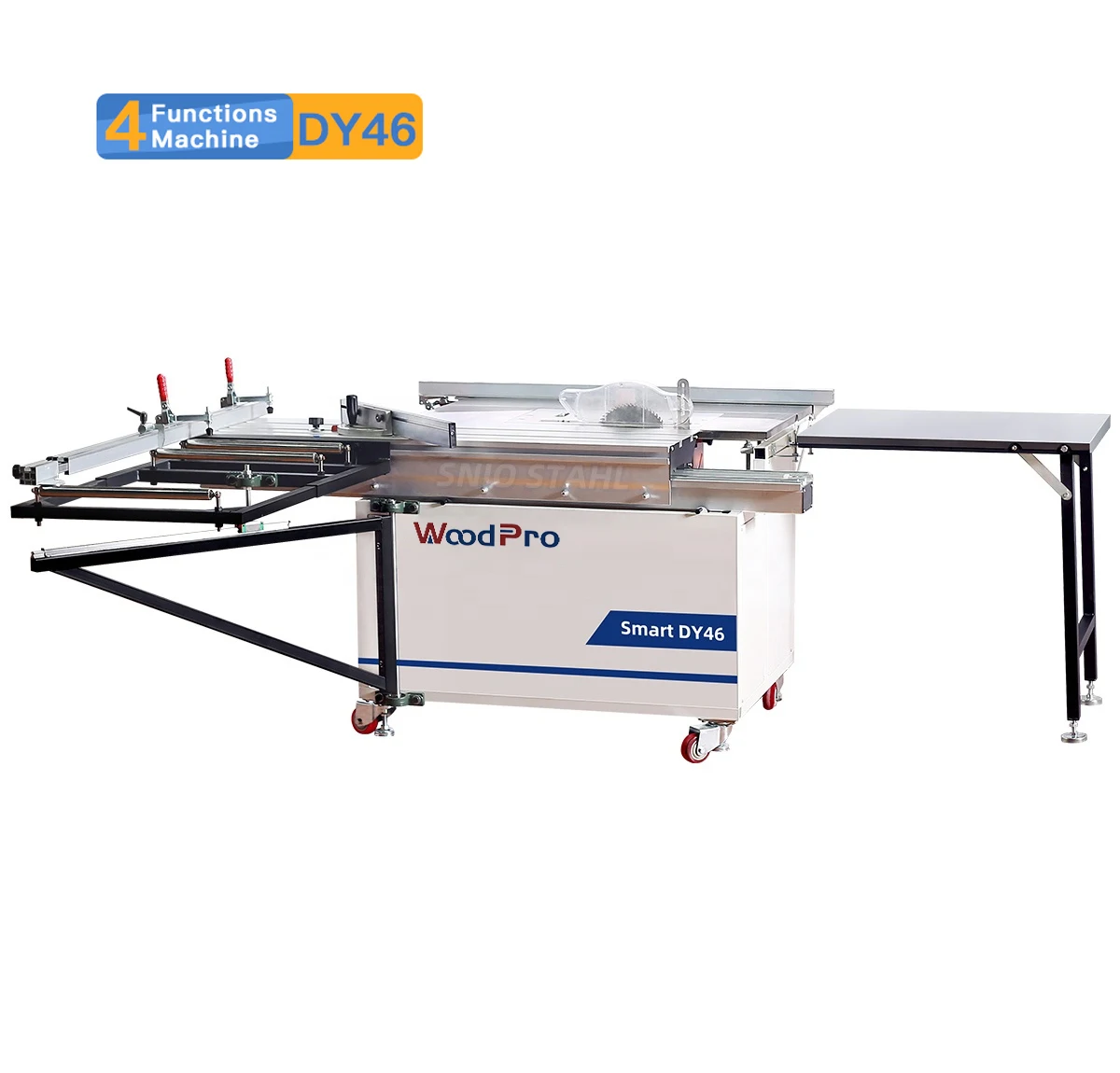 WOODPRO DY46 sliding table panel saw machine 45 and 90 degree wood saw automatic cutting machine