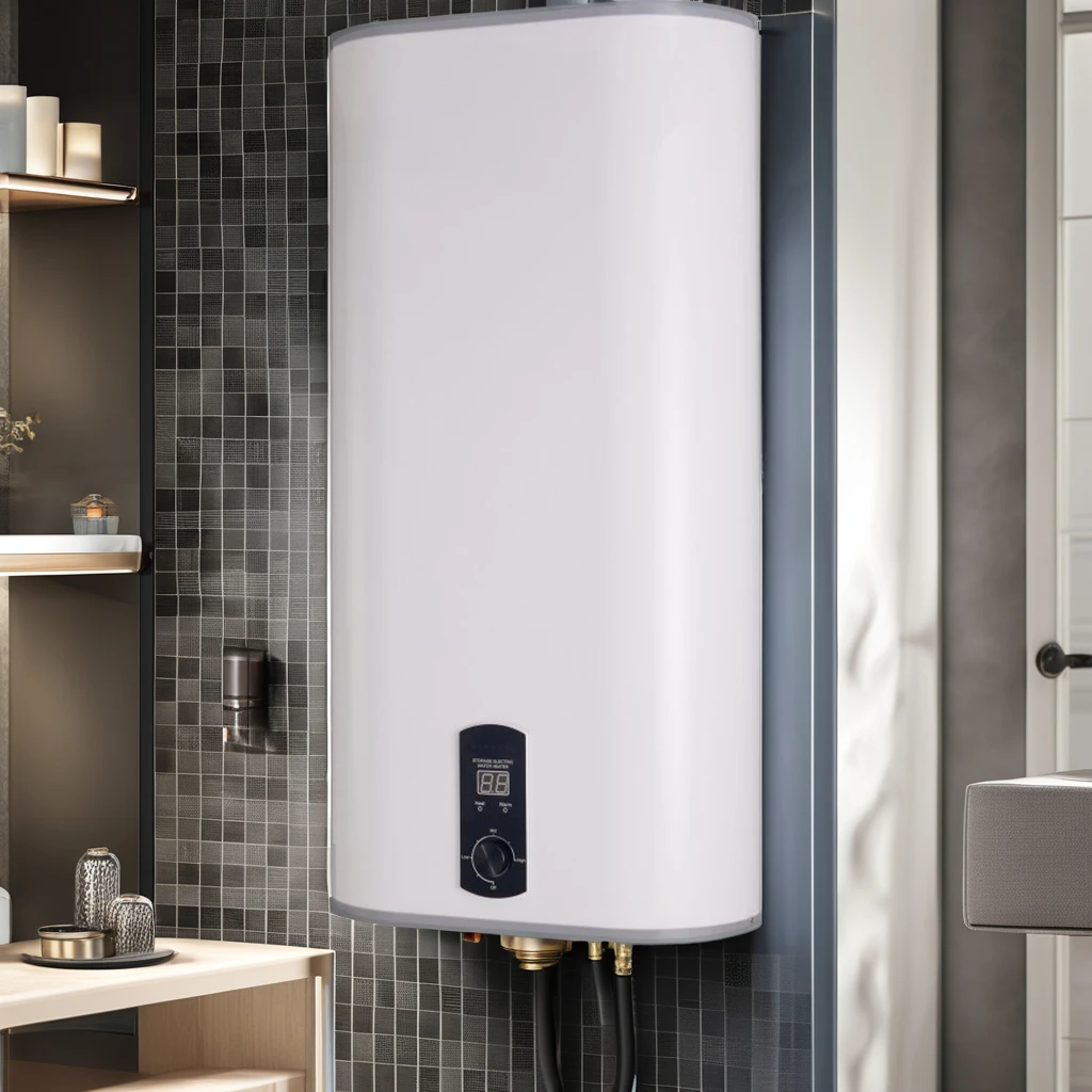 Wall-Mounted Electric Tankless Water Heater Temperature Adjustable for Household and Hotel Use Multicapacity Water Heater