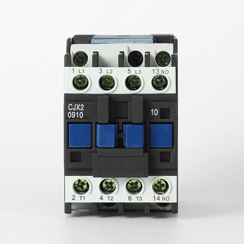 Customized 24V AC Electromagnetic Contactor 9A Distribution Plastic Shell Contactor Power Supply 9A Distribution Contactor Power