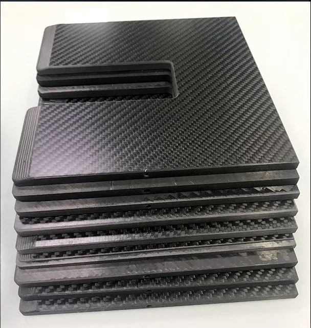 3K саржа/Обычная пластина CNC резка углеродного волокна лист углеродного волокна пластина углеродного волокна углеродная пластина
