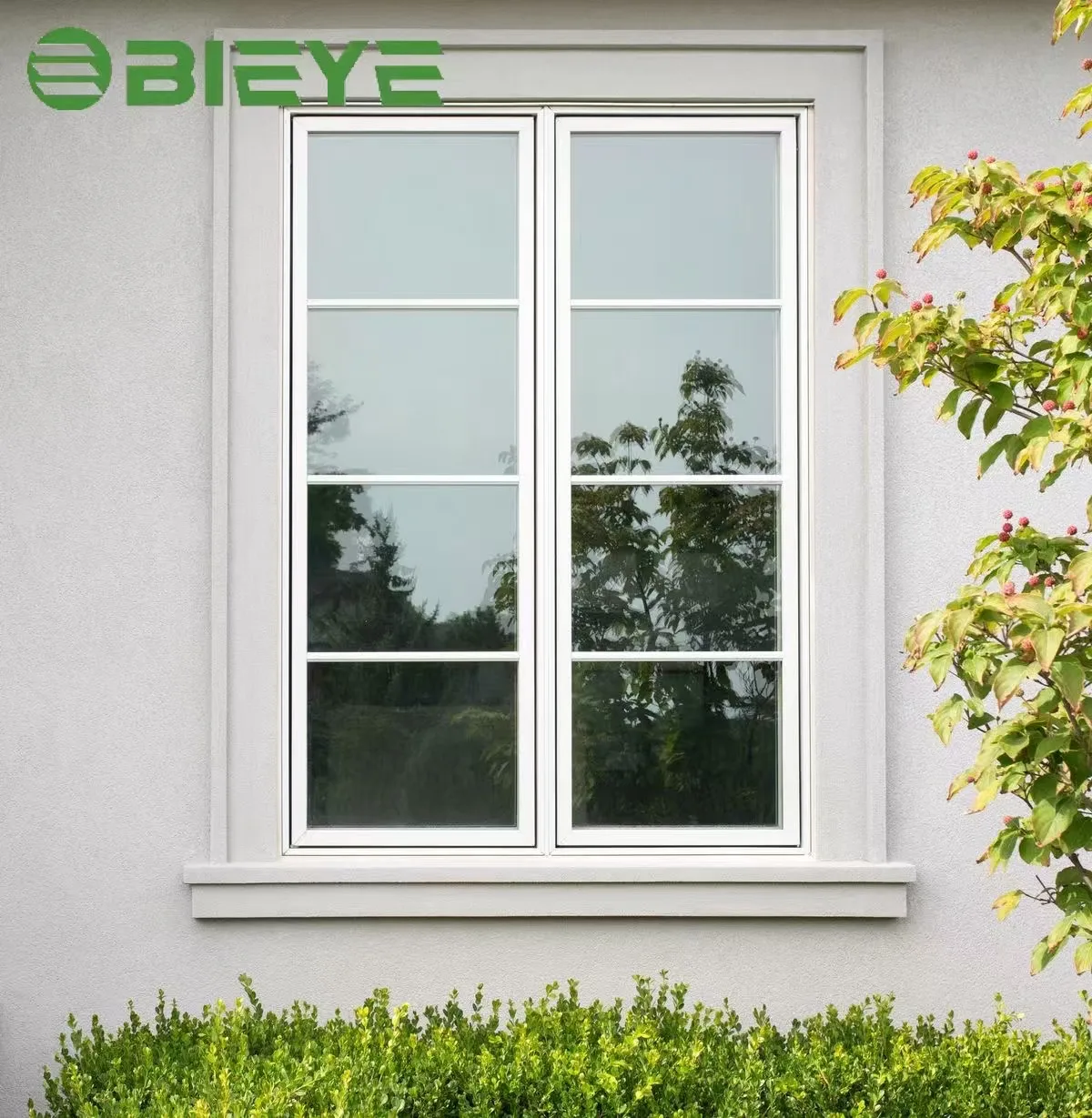 Modern PVC Window Design Sound-Proof Customized Vinyl UPVC Casement Inside Opening Window