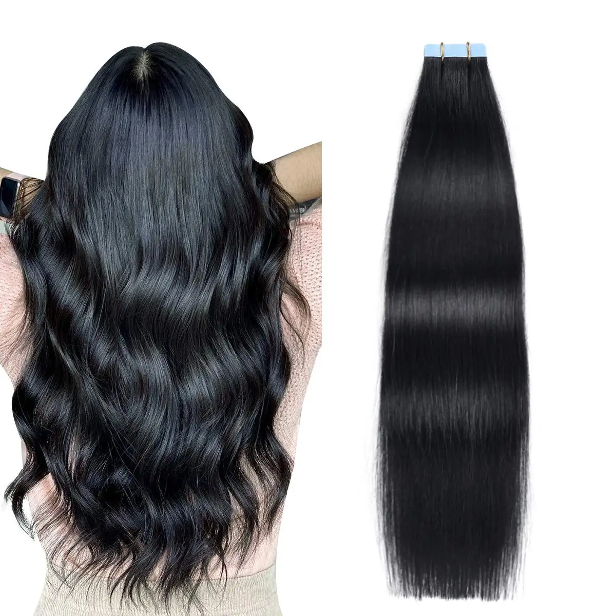 Hot Sale 12A Remy Indian Double Drawn Blond Tape Ins Raw Virgin 100% Natural Tape In Human Hair Extension