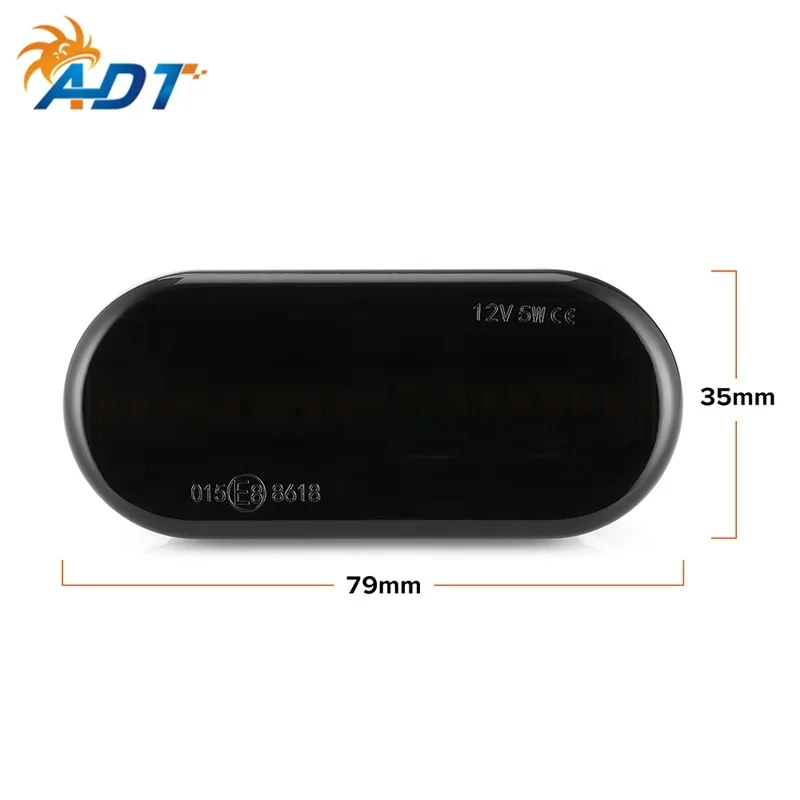 ADT Side Marker Light Warning Light for Polo Passast Bora Golf3 Golf4 Lupo Sharan Vento LED Side Marker Light