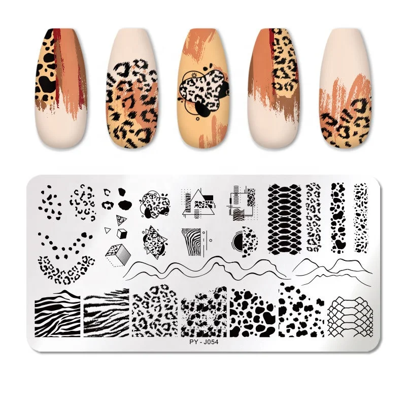 2024 New Design Wholesale Supplier Nail Art Stamping Plates DIY Stainless Steel Plate Manicure Tool