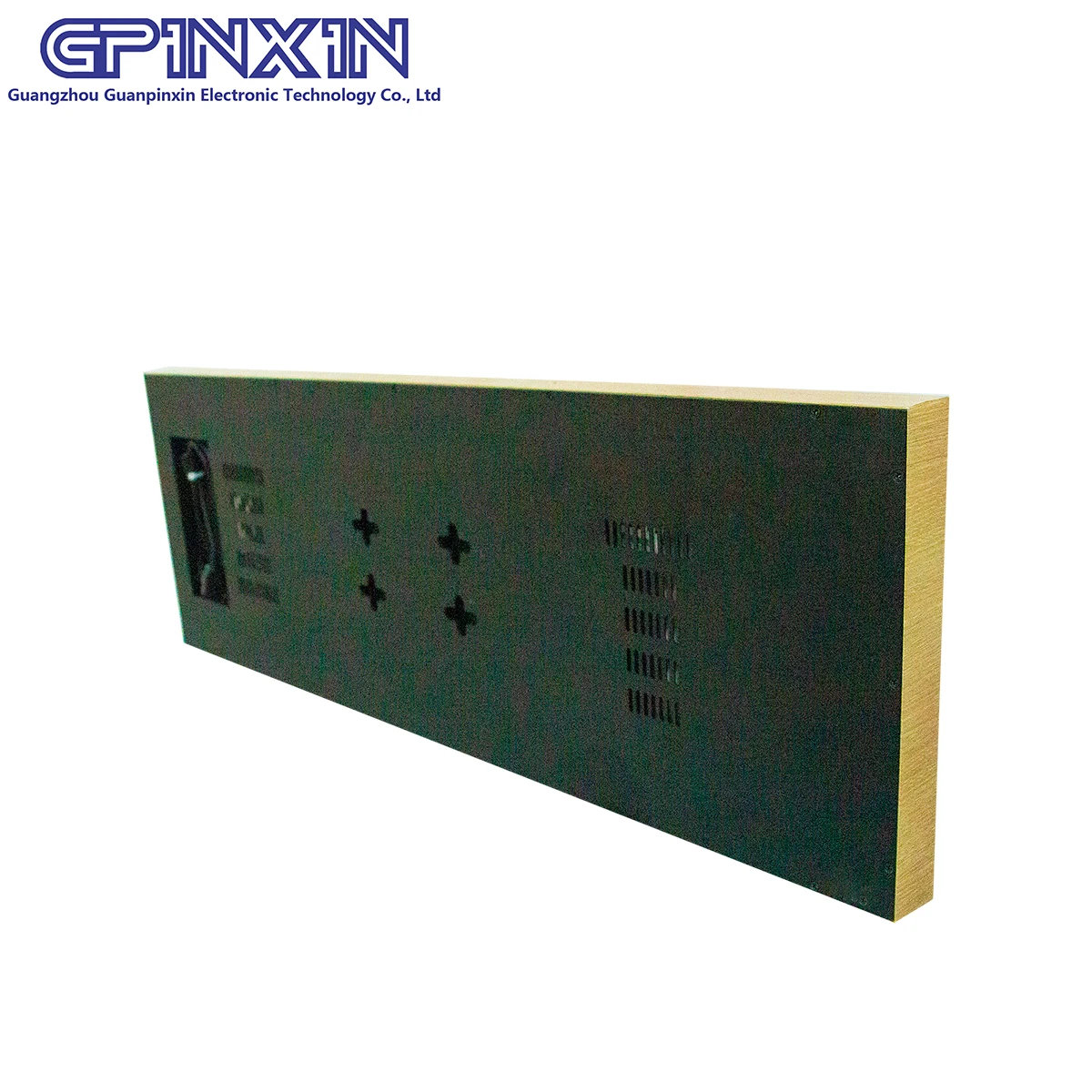 Modern Wooden Long Bar LCD Screen for Trade Shows Dynamic LCD Display for Effective Advertising and Stunning Art Expositions