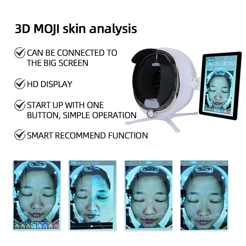 Facial Skin Scope Skin Tester Analyzer Beauty Machine 3D Skin Analyser Device