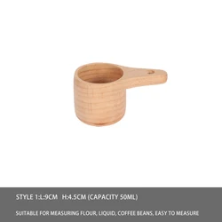Baking Wooden Measuring Spoon Cup With Lettering Beech Measuring Spoons Cups