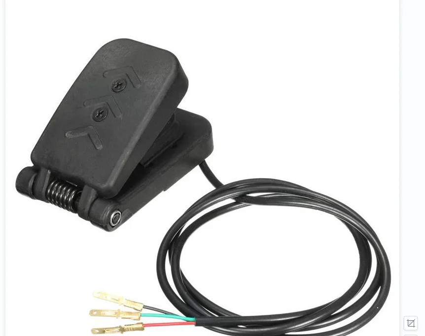 Electric Tricycle Electric Scooter Car Bus Foot Pedal Speed Control Bicycle Kit Gas Valve Gas Pedal Electric Scooter Gas Pedal