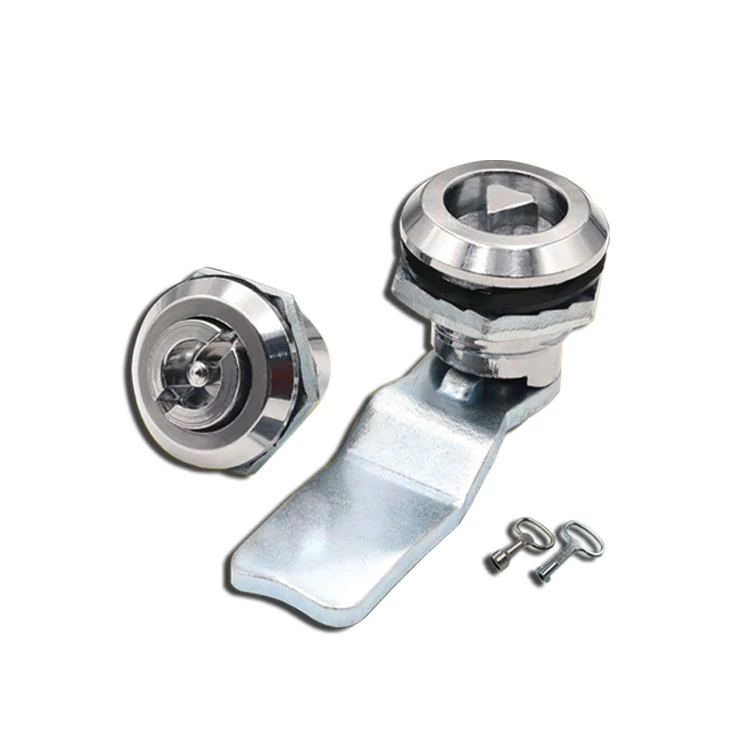 2022 Factory Hot Sale Ms705 Cabinet Cam Locks Exclosure Lock With Key Stainless steel 18 Rotary Tongue Lock For Electric Cabinet