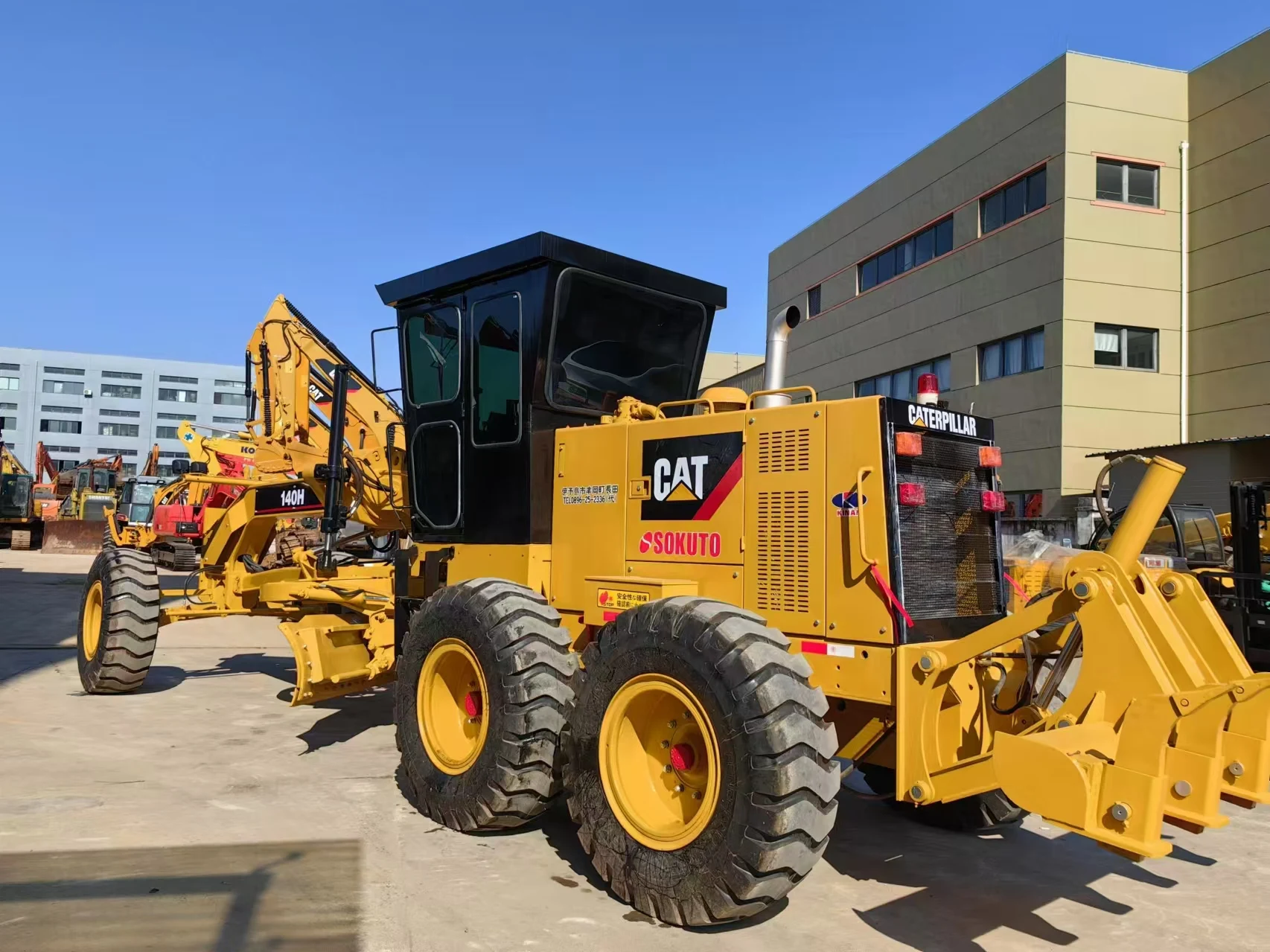 Лучший грейдерный двигатель Caterpillar 140 ч К г Япония грейдер продажа