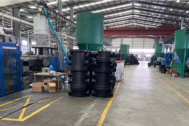 High quality DN315mm-1000mm Underground Black Drainage Manhole Inspection Well Inspection Chamber