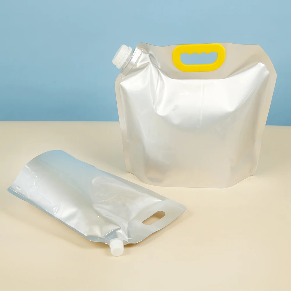 1L 2.5L 5L 10L eco friendly food grade reusable aluminum foil stand up pouch retort aluminum water pouch with spout