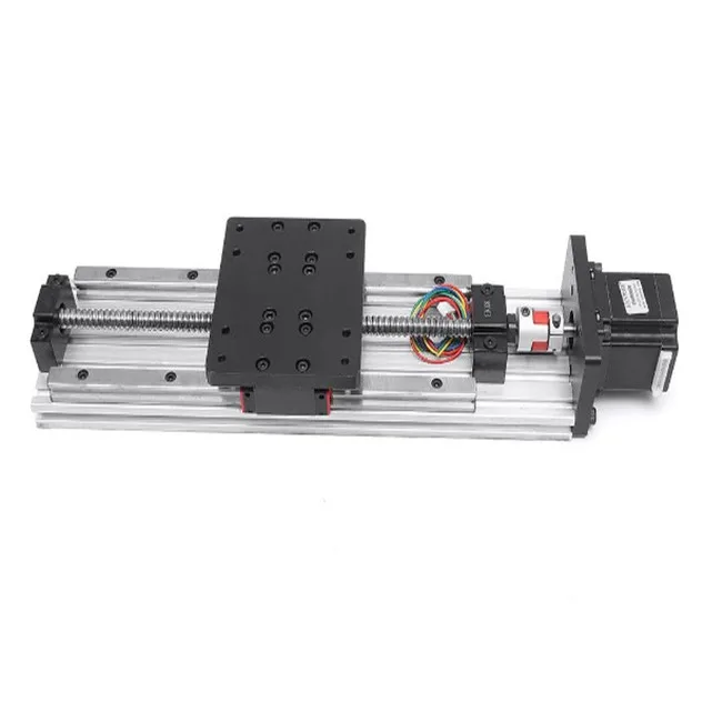 Electric screw slide rail drive slide table module KK Module ball screw slide table linear module Double optical axis