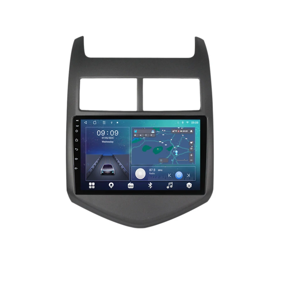 LT LUNTUO Car Dvd Player 9 Inch Android 13 Radio Video Audio Stereo Gps Navi System For Chevrolet Aveo/sonic 2011-2013