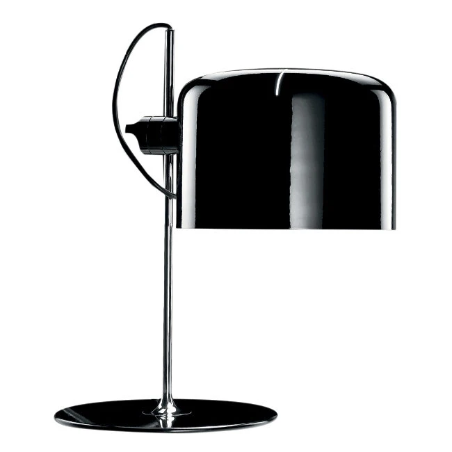EEA Nordic Modern Black Metal Desk Table Light Luxury Bedside Table Reading Lamp for Office Hotel Home