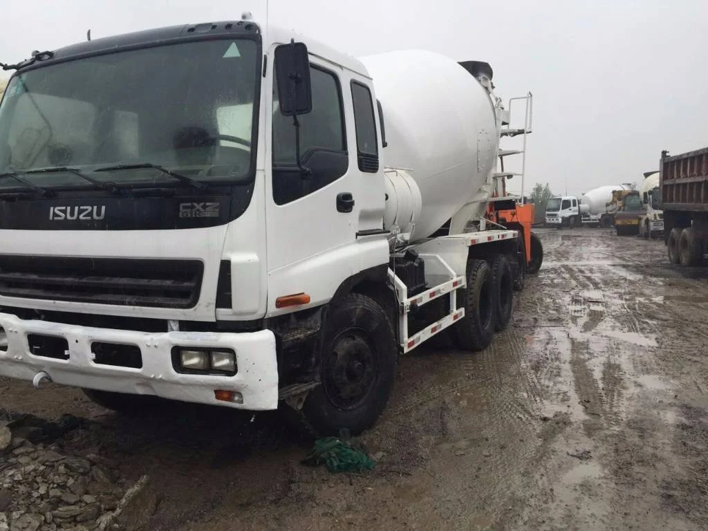 Б/у хорошее рабочее состояние двигатель Isuzu 10 м3 бетономешалка горячая