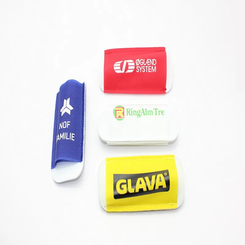 Custom EVA padded Snowboard Bundling Belt Nylon Hook And Loop Ski Strap Cross Country Race Ski Holder 57*137MM Nordic Ski Holder