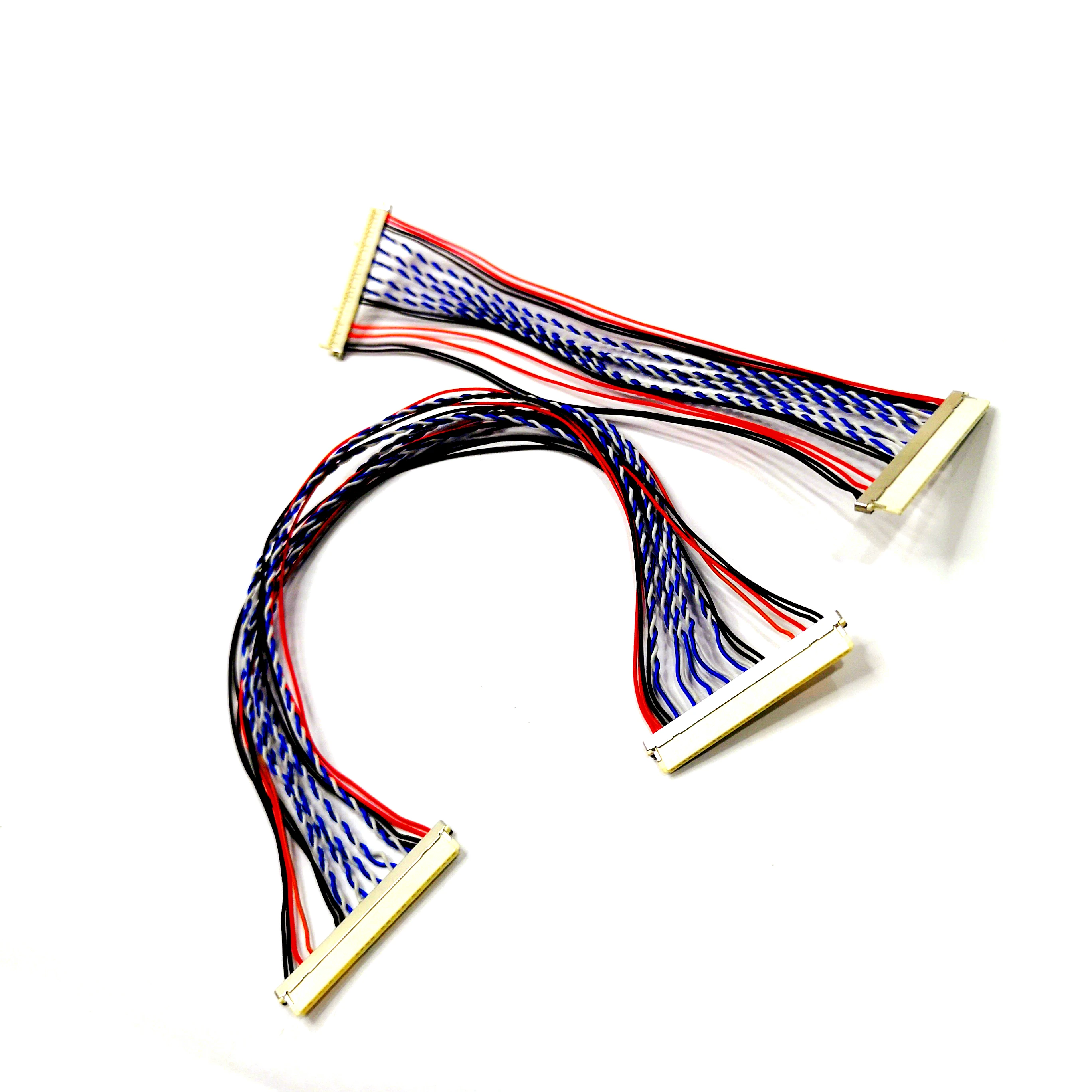 Factory costom lvds cable manufacturer lvds 15.6 led converter cable