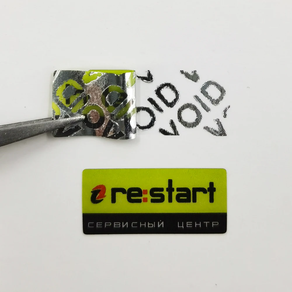 High Quality Wholesale Custom Cheap Printing Serialized Warranty Void If Removed Label Secure Transparent Sticker