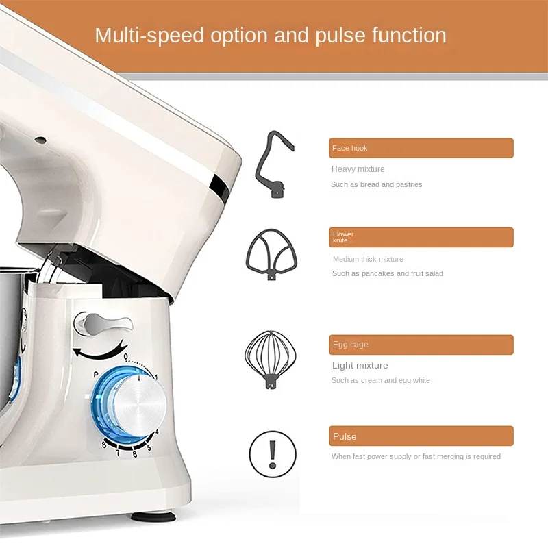 Powerful digital control stand dough mixer stand mixer with big capacity 10L S/S bowl mixer for kitchen