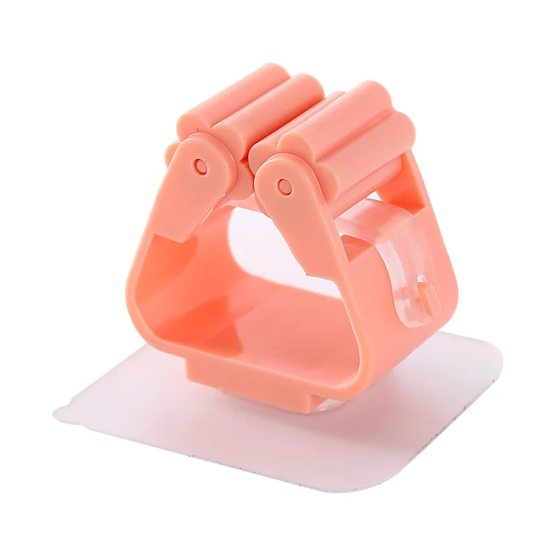 Original Design Hanger Storage Punch-free ABS Wall Mounted Mop Broom Holder