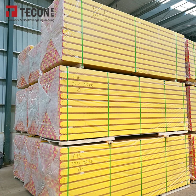 TECON Manufacturer H20 Timber beam for formwork construction water proof wooden beam for slab wall and column formwork