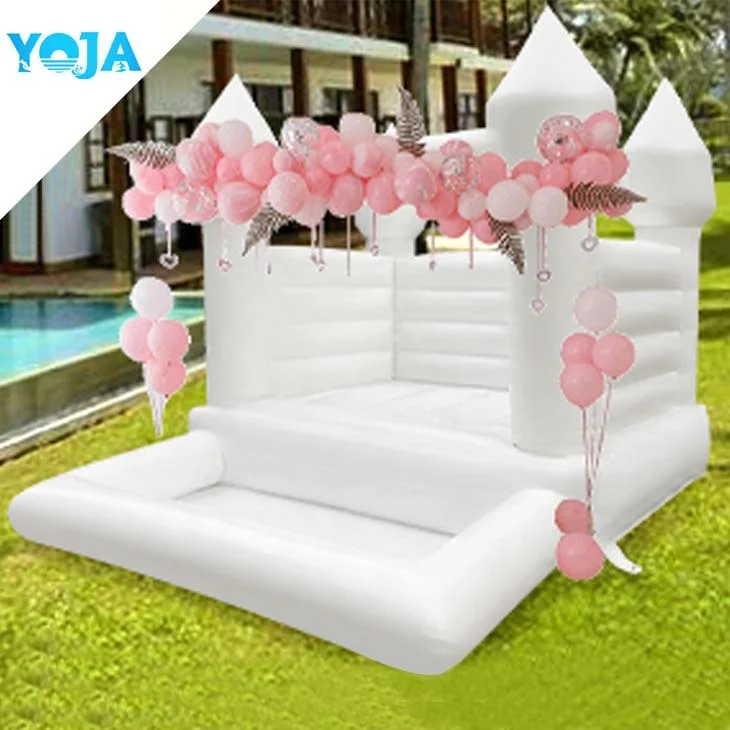 Baby Backyard Water Jumper Toy White castle bouncer Outdoor and Indoor Party Inflatable Bounce House Kids Castle