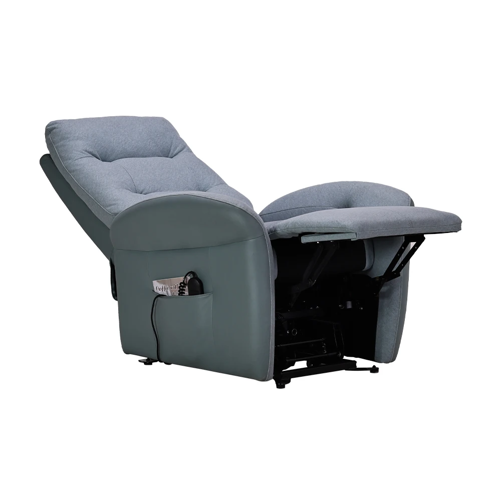 Tecforcare electric recliner chair living room furniture single recliner massage chair leather sofa for elderly