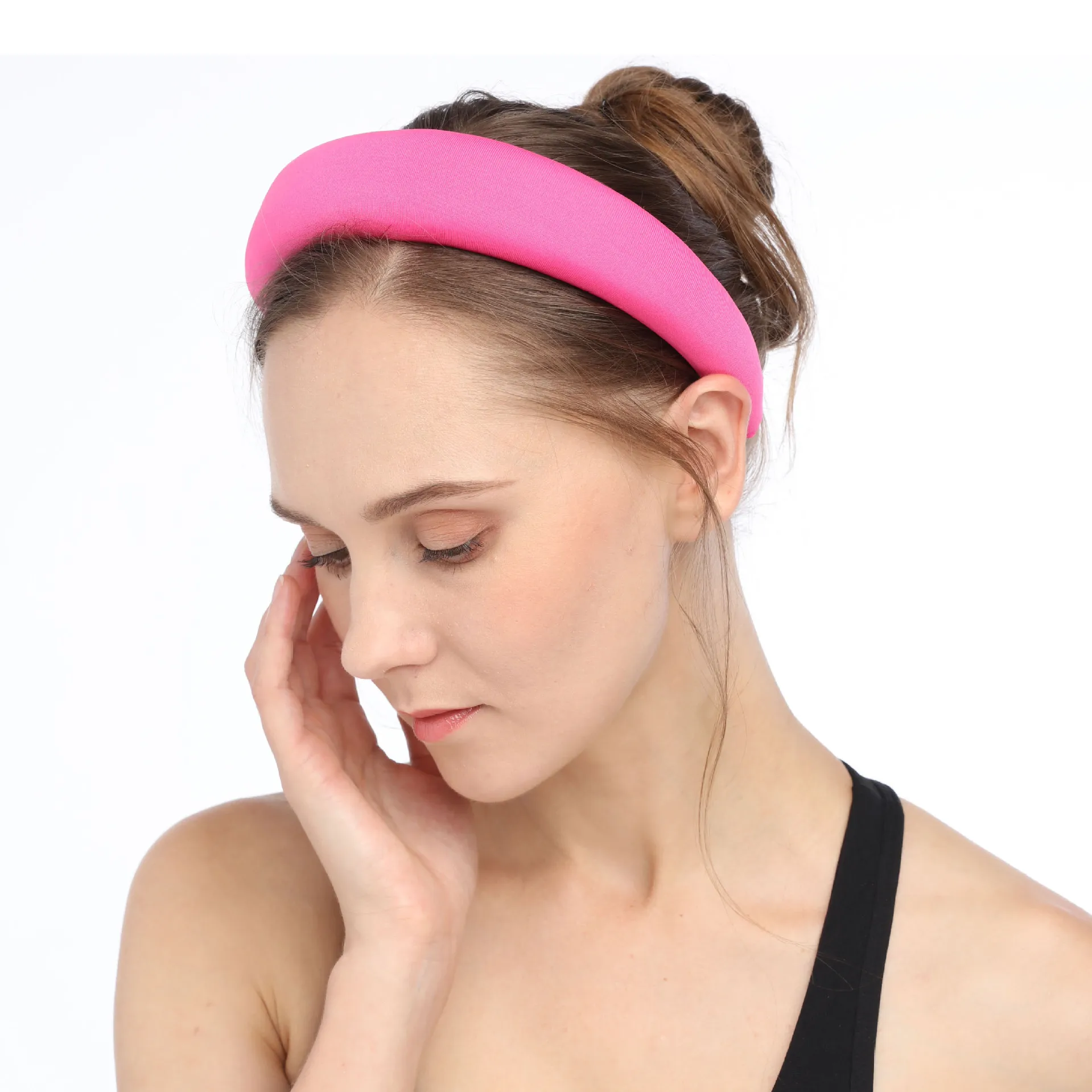 New Milk Silk Face Wash Hair Band Thickened Velvet Sponge Headband For Girl