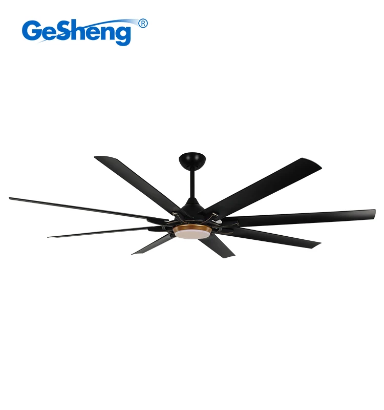 Factory industry big ceiling fans ventilador de techo 74 inch with 8 abs blades remote control  bldc ceiling fan