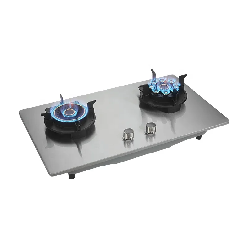 Built in Gas Stove 2 burner Competitive Price New Model  Built-in Flip-open Gas Stove Gas Cooker