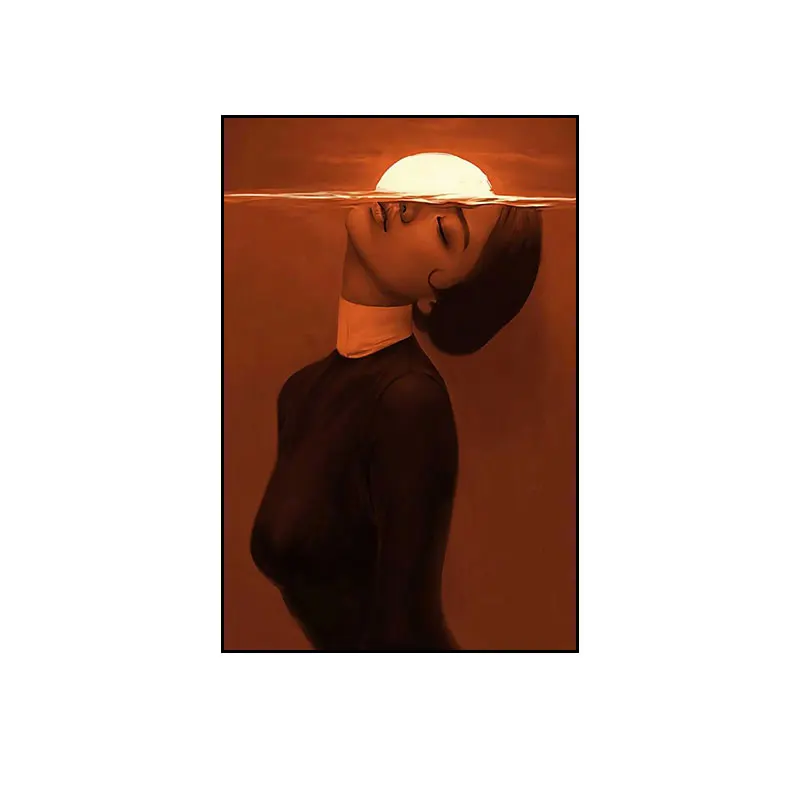 China Supplier High Quality Beautiful Amazing Artwork Painting Sexy Women Canvas Wall Art Pictures