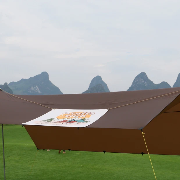 AREFFA Hot Sale Beach Picnic Pergola Awning Fabric Tc  Canopy Tarp Tent Waterproof glamping Shelter