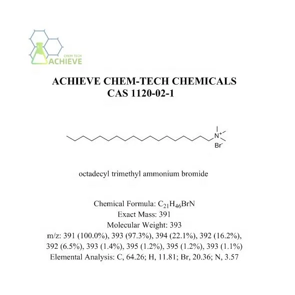 High quality Catalysts & Chemical Auxiliary Agents Metals Octadecy trimethyl ammonium bromide CAS 1120-02-1
