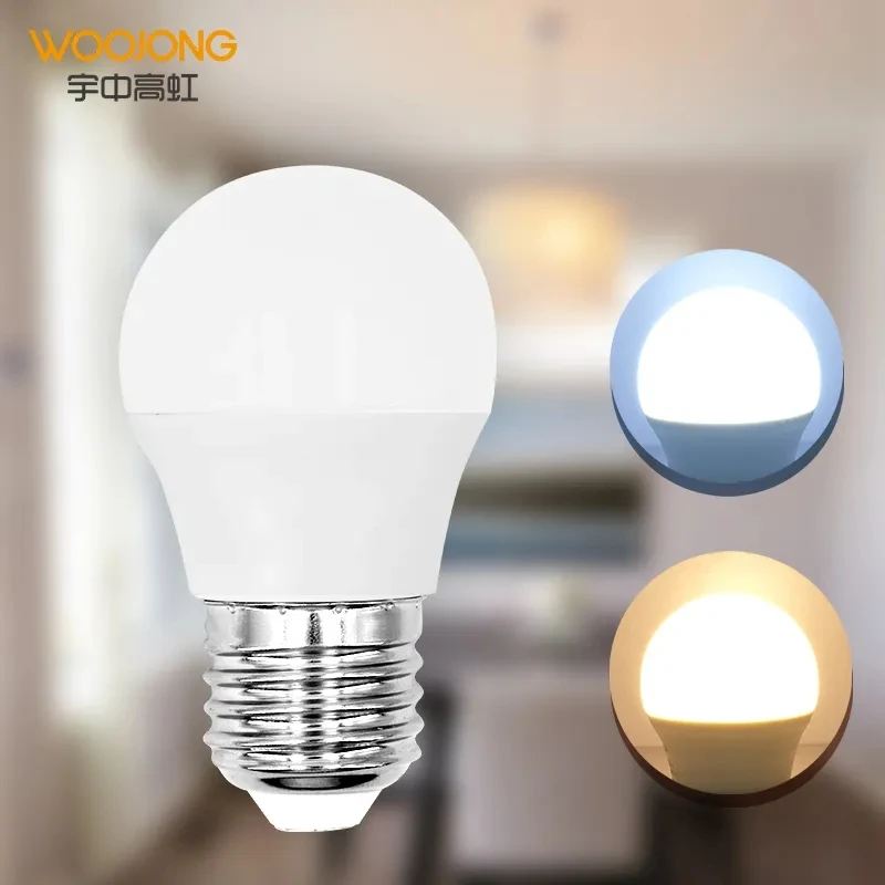 WOOJONG Globe Bulb 3W/4W/5W/6W/8W Indoor Lighting E26/E27/E14 Base Home Interior Lighting 2-year Warranty LED Lighting Bulb