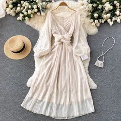 HOLLTOLL весеннее тонкое Полосатое платье из кожи белого цвета, Весенняя стильная длинная юбка с цепочкой