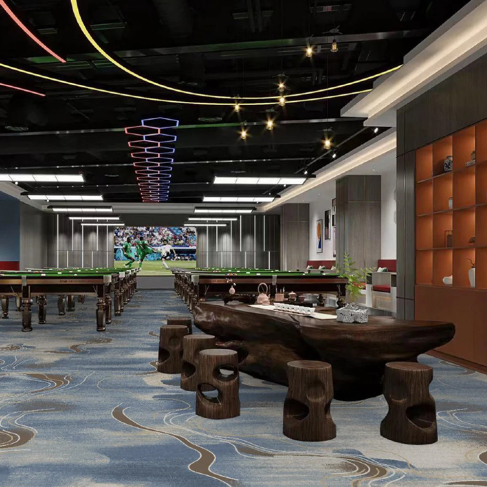 wholesale high quality eco-friendly large flooring whole room 3D carpet billiard KTV casino office carpet